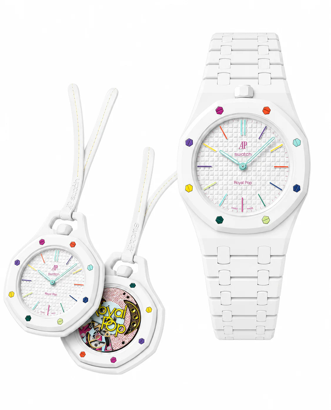 Royal Pop + Bracelet Royal Pop Blanc Signature