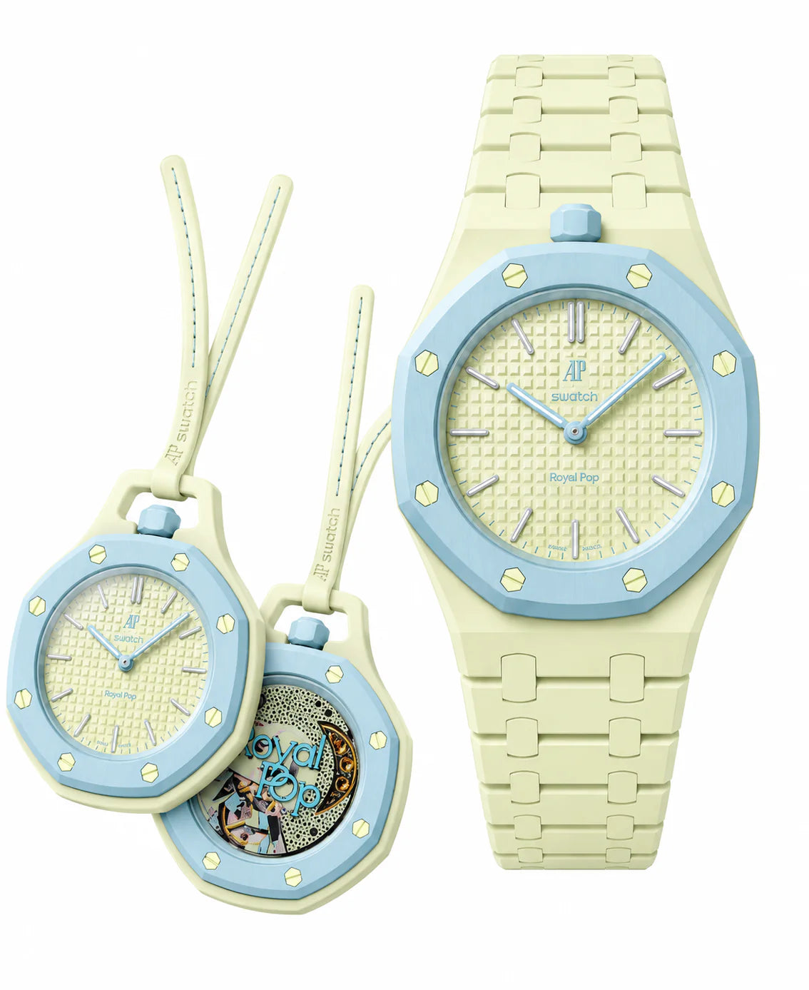 Royal Pop + Bracelet Royal Pop Vert Pastel